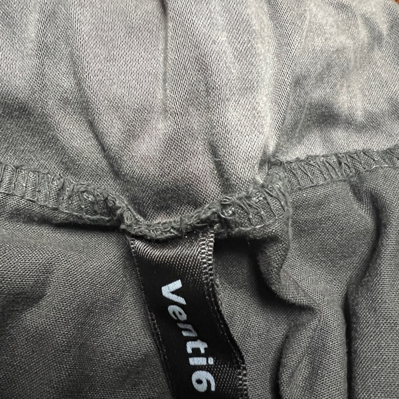 Venti6 Charcoal Gray Slim Leg Elastic Drawstring Waist size XS Pull On Women's - Picture 5 of 5